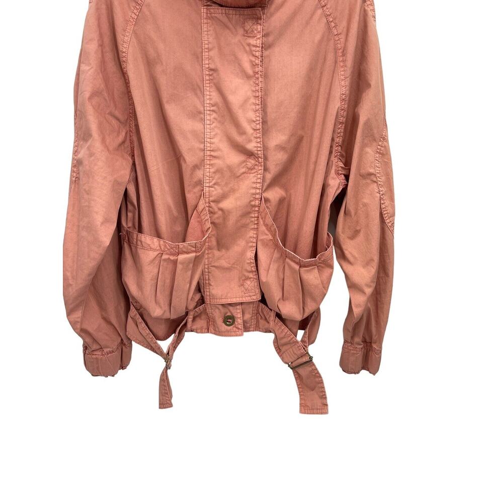 Free People Parachute Jacket Military Style Bomber Size Small - Picture 2 of 8